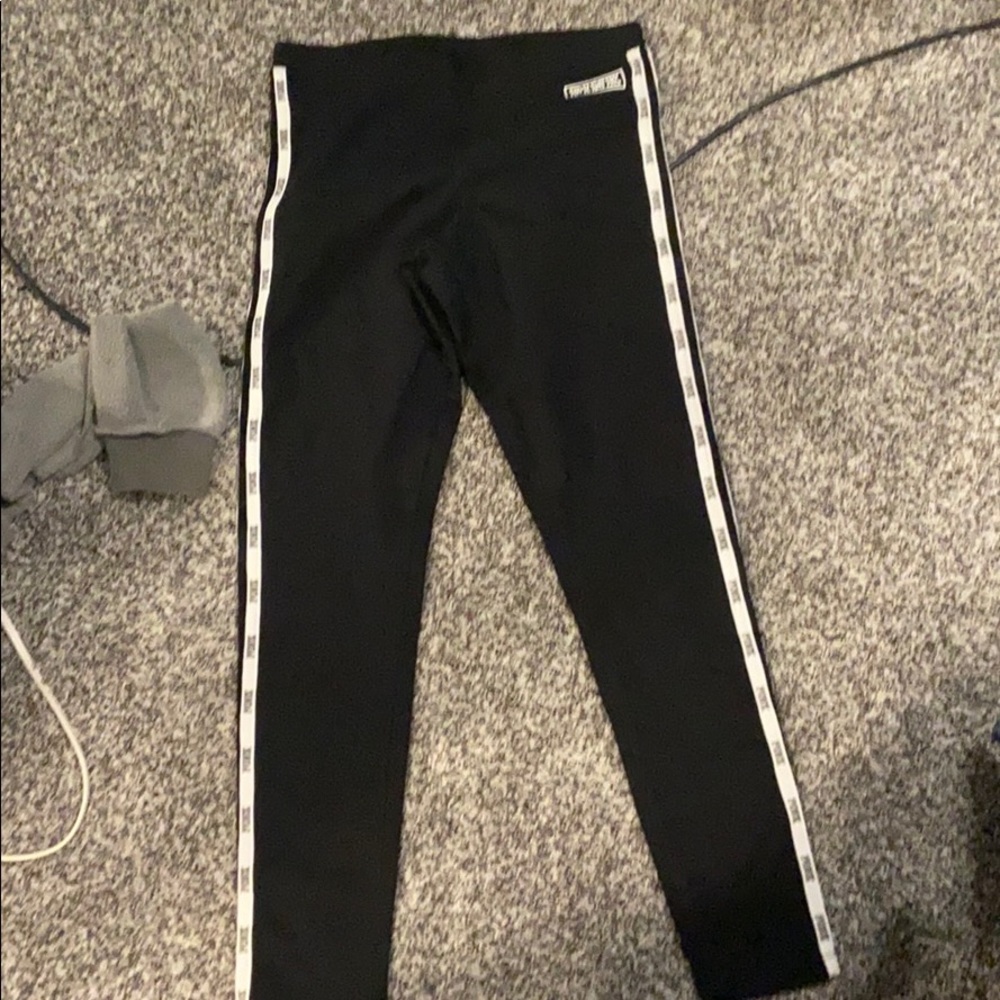 pink leggings worn once